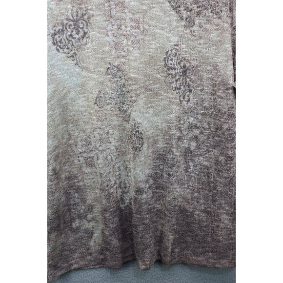 Catherines 3/4 Wide Sleeve Gold Metallic Tunic-Size 2X - Picture 9 of 10